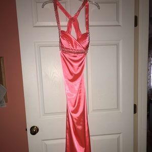 Coral Prom Dress (Worn Once)